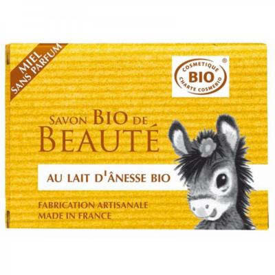 Savon au lait d'ânesse bio miel, sans parfum