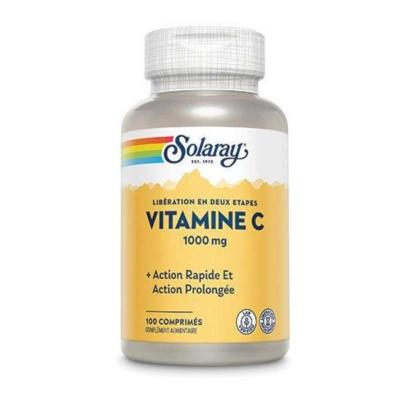 Solaray vitamine c 1000mg 100 comprimés