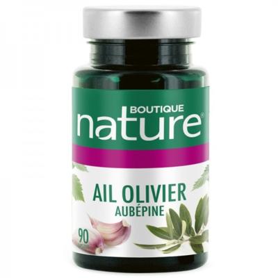 Ail olivier aubépine - 90 capsules - Boutique Nature