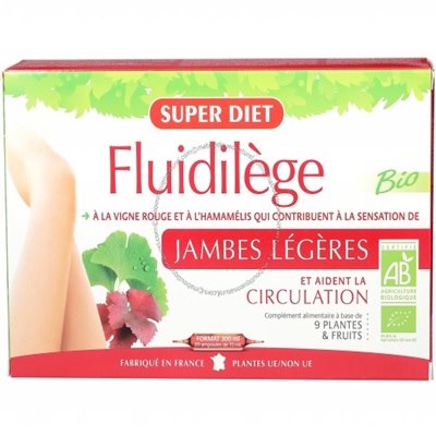 Fluidilege bio - 20 ampoules - Superdiet