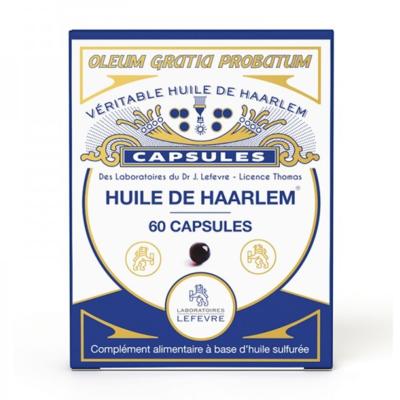 Véritable huile de Haarlem, 60 capsules