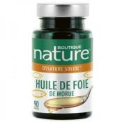 Huile foie de morue - 90 capsules - Boutique Nature