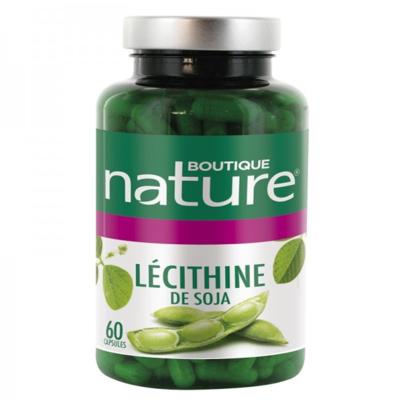 Lécithine soja - 60 capsules - Boutique Nature