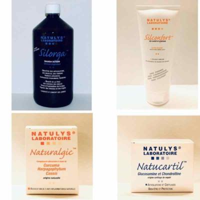 1 Silorga - 1 Natucartil - 1 Naturalgic - 1 Silconfort - Natulys Laboratoire