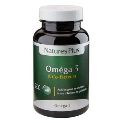 Oméga 3 co-facteurs, 60 capsules - Nature's Plus