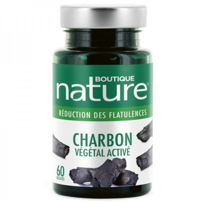 Charbon activé - 60 gélules - Boutique Nature