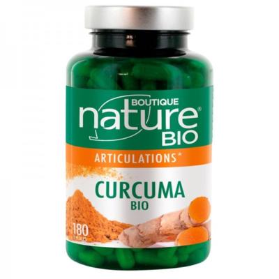 Curcuma bio + poivre noir bio - 180 gélules - Boutique Nature