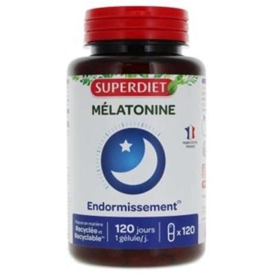 Mélatonine 1 mg - 120 gélules - Superdiet