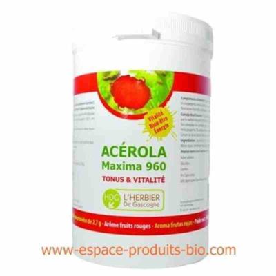 Acérola 960 vitamine C, 200 comprimés