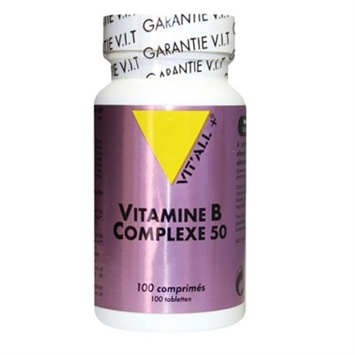 Complexe vitamine B50 - 100 - Vit'all Plus | Espace Produits Bio