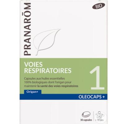 Voies respiratoires et origan bio, 30 cps