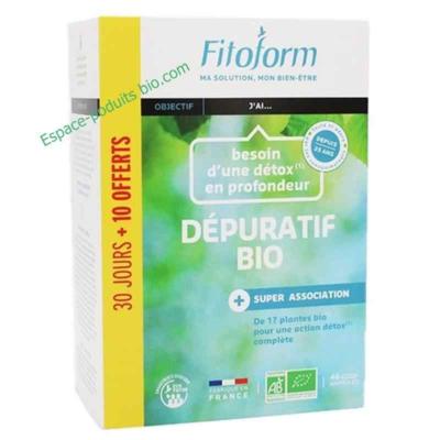 Dépuratif bio - 40 ampoules - Fitoform