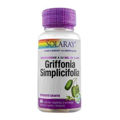 Griffonia simplicifolia 5 htp 50 mg - 60 capsules - Solaray