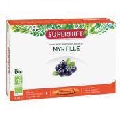 Jus de myrtille bio - 20 ampoules - Superdiet