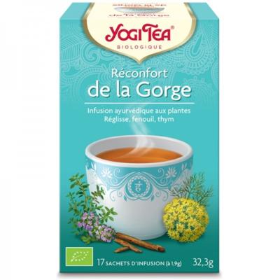 Réconfort de la gorge - Infusion 17 sachets - Yogi Tea