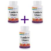 Ctone de framboise - 3 boites de 30 capsules - Solaray