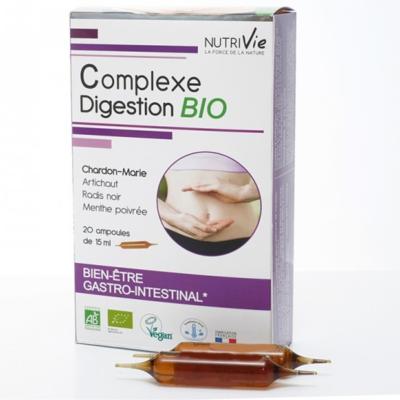 Complexe Digestion bio - 20 ampoules - Nutrivie