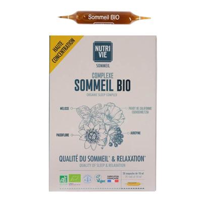 Complexe sommeil bio - 20 ampoules - Nutrivie