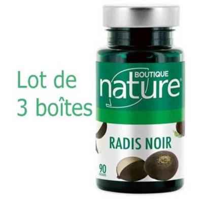 Radis noir - 3 boîtes de 90 gélules - Boutique Nature