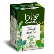 Infusion tilleul menthe bio - 20 sachets - Bio conseils