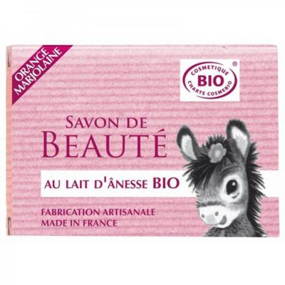 Savon au lait d'ânesse bio orange et marjolaine