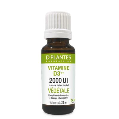 Vitamine d3 2000 ui gouttes D.Plantes