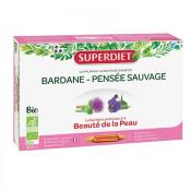 Bardane pensée sauvage bio - 20 ampoules - Superdiet