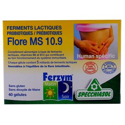 Ferzym Flore MS - 40 gélules - Specchiasol