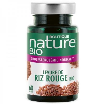 Levure de riz rouge bio - 60 gélules - Boutique Nature